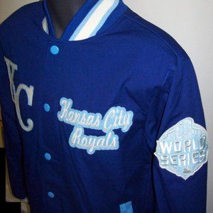KANSAS CITY ROYALS WORLD SERIES CHAMP JACKET 3X